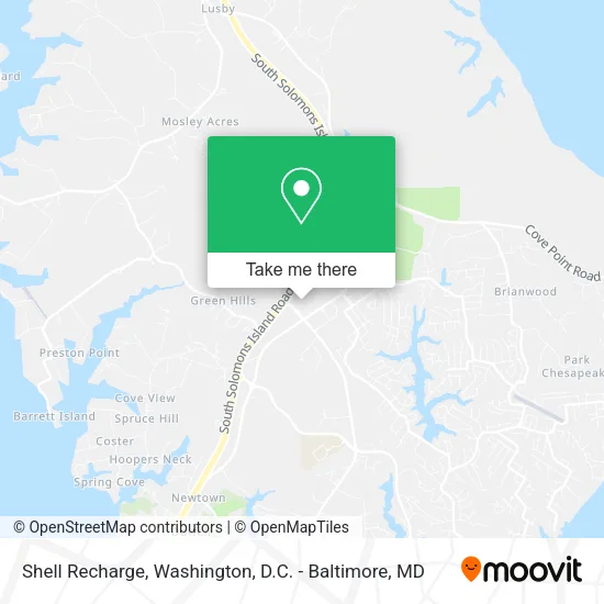 Shell Recharge map
