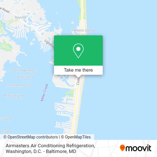 Airmasters Air Conditioning Refrigeration map