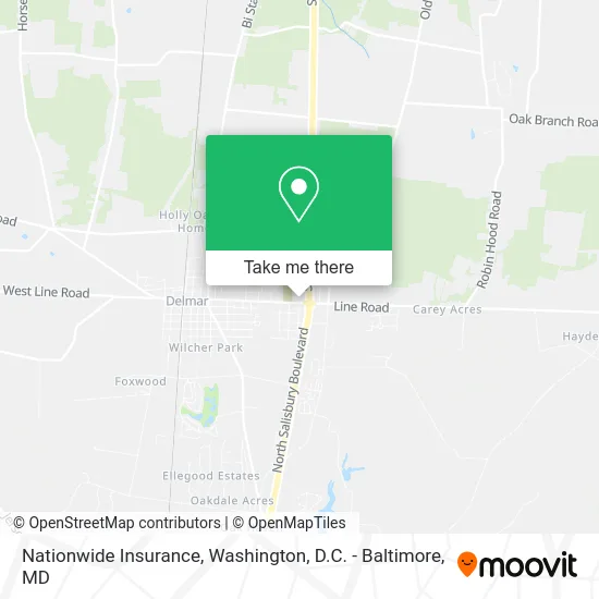 Nationwide Insurance map
