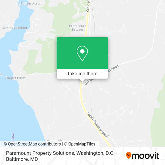 Paramount Property Solutions map
