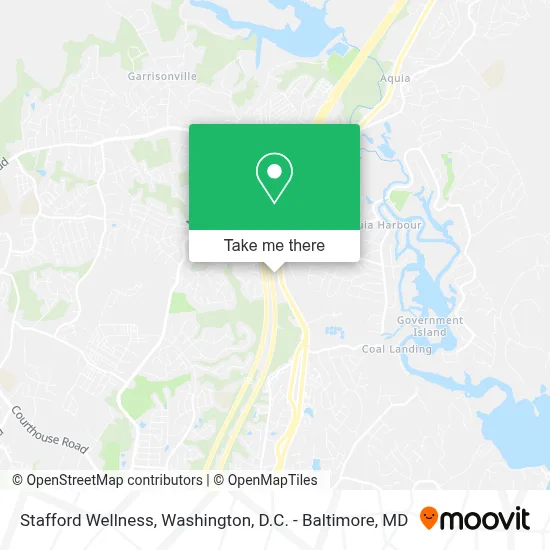 Stafford Wellness map