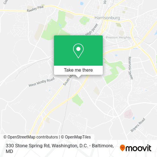 330 Stone Spring Rd map