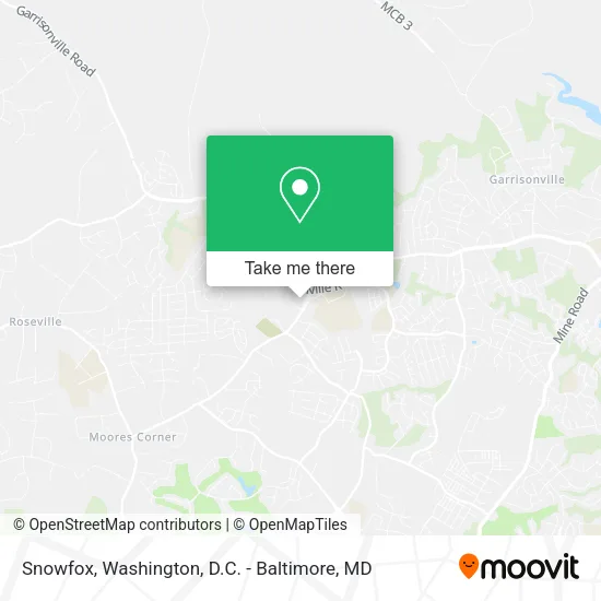 Snowfox map