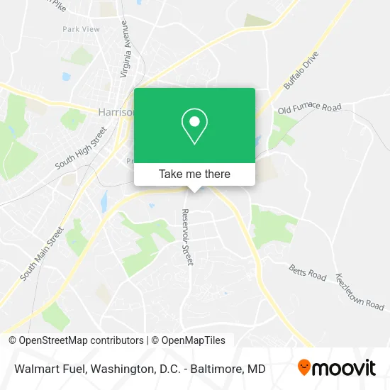 Walmart Fuel map