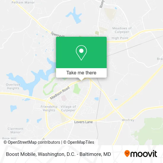 Boost Mobile map