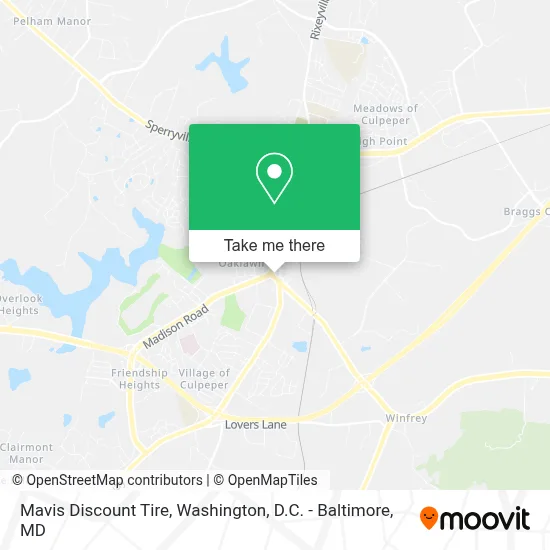 Mavis Discount Tire map