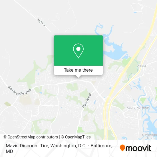 Mavis Discount Tire map