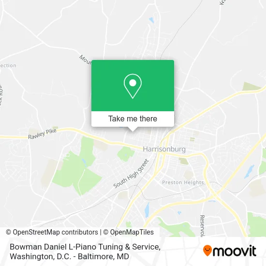 Mapa de Bowman Daniel L-Piano Tuning & Service