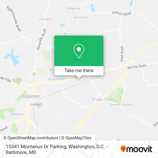 15341 Montanus Dr Parking map