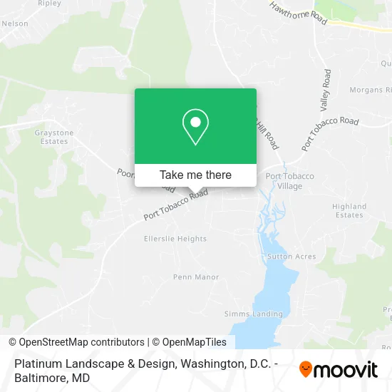 Platinum Landscape & Design map