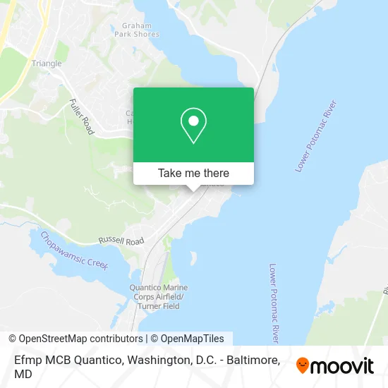 Efmp MCB Quantico map