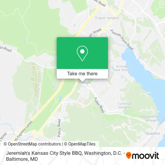 Jeremiah's Kansas City Style BBQ map
