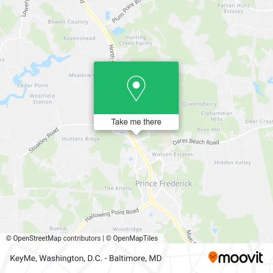 Mapa de KeyMe
