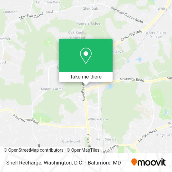 Shell Recharge map