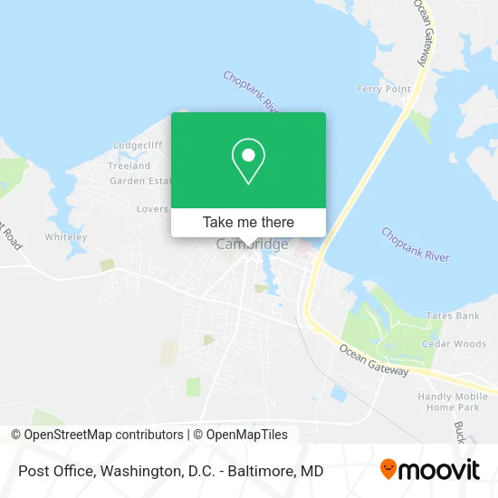Post Office map