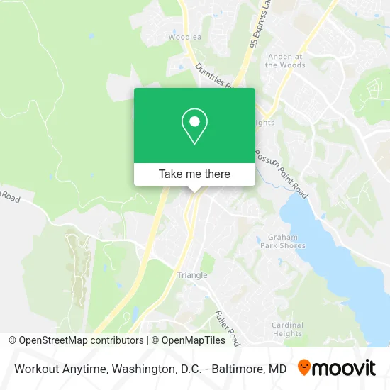 Mapa de Workout Anytime