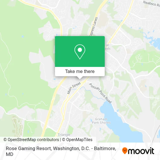 Rose Gaming Resort map