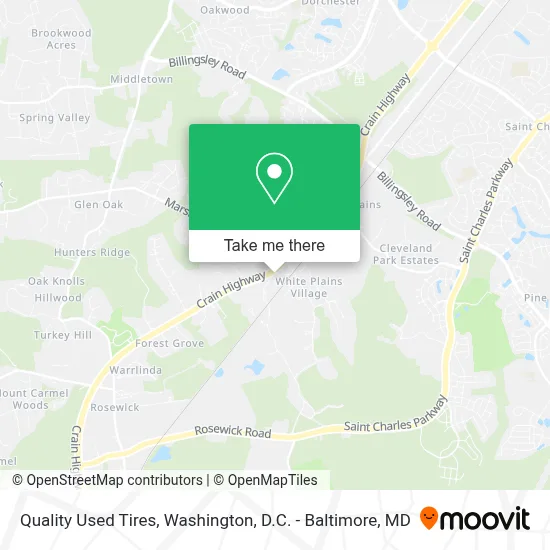 Quality Used Tires map