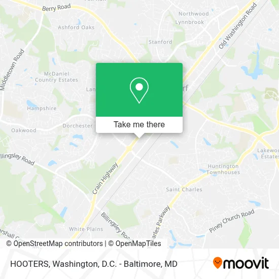 HOOTERS map