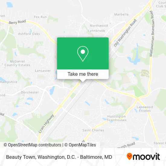 Beauty Town map