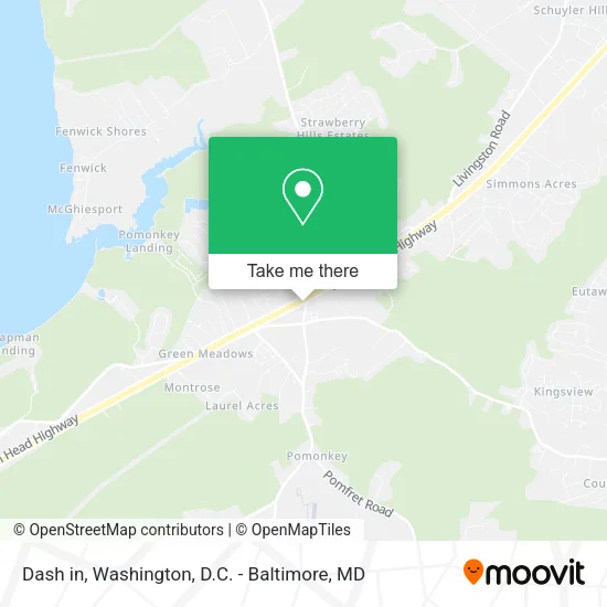 Dash in map