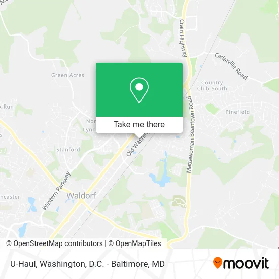 U-Haul map