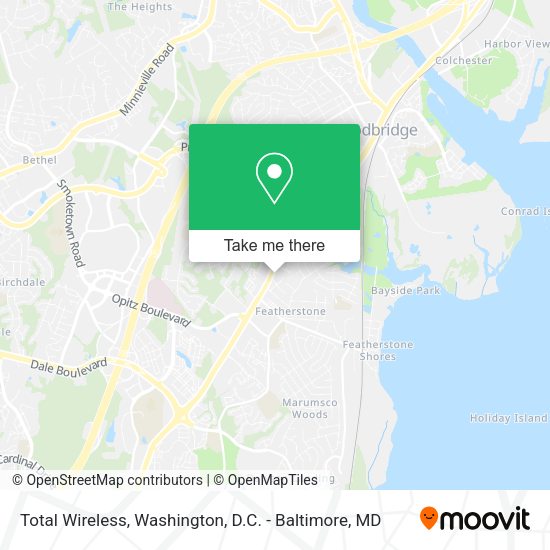 Total Wireless map