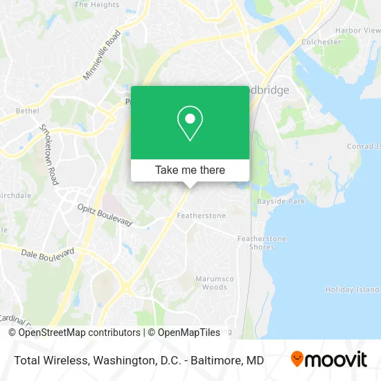 Total Wireless map