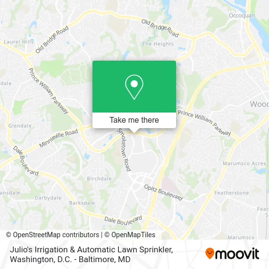 Julio's Irrigation & Automatic Lawn Sprinkler map