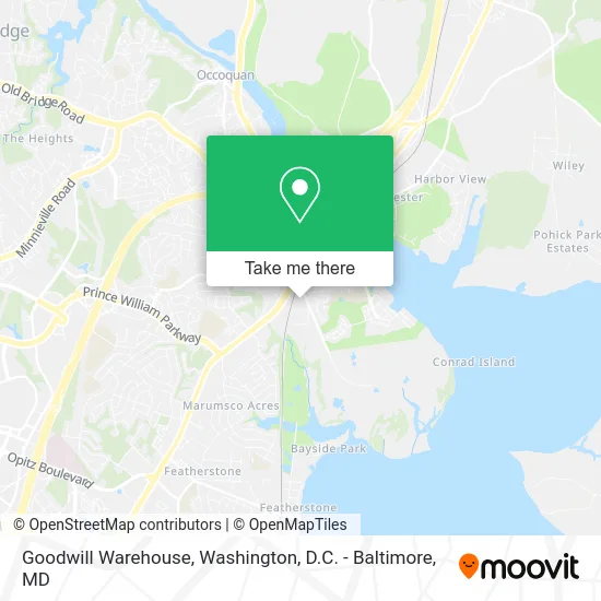Goodwill Warehouse map