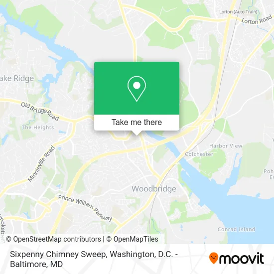 Sixpenny Chimney Sweep map