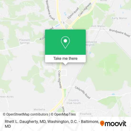 Mapa de Rhett L. Daugherty, MD