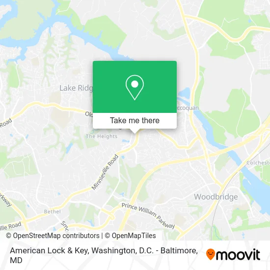 American Lock & Key map