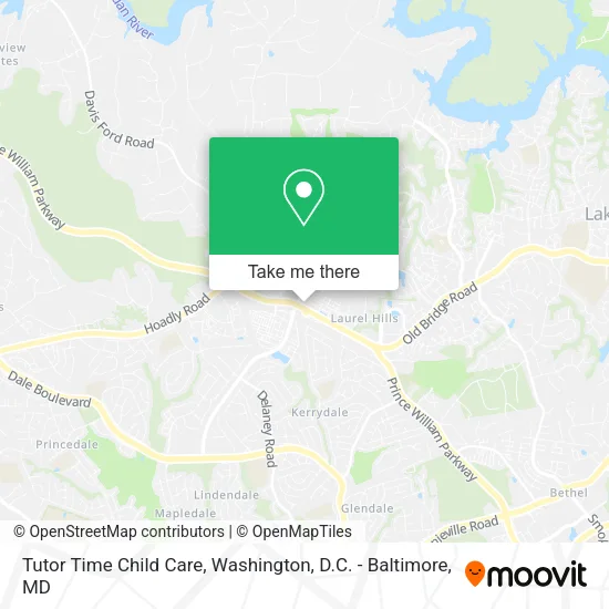 Tutor Time Child Care map