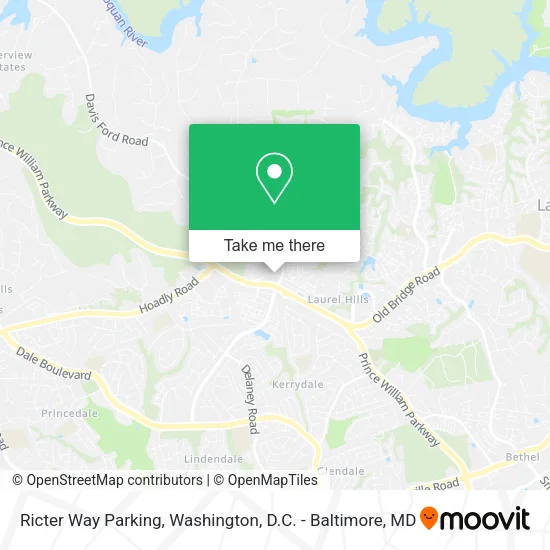 Mapa de Ricter Way Parking