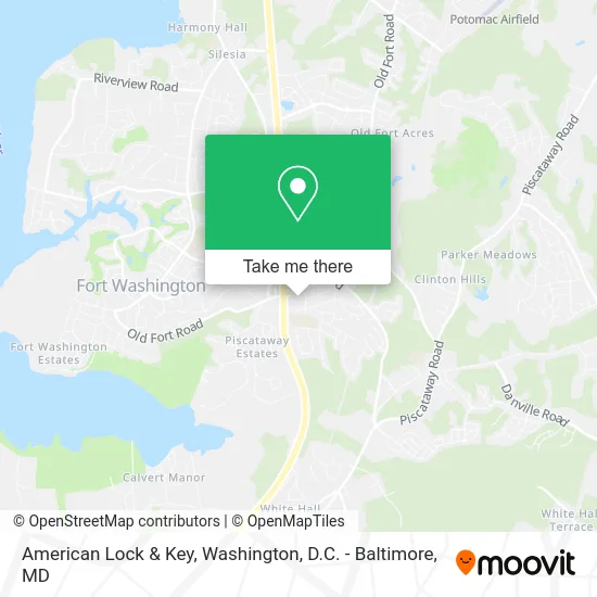 American Lock & Key map