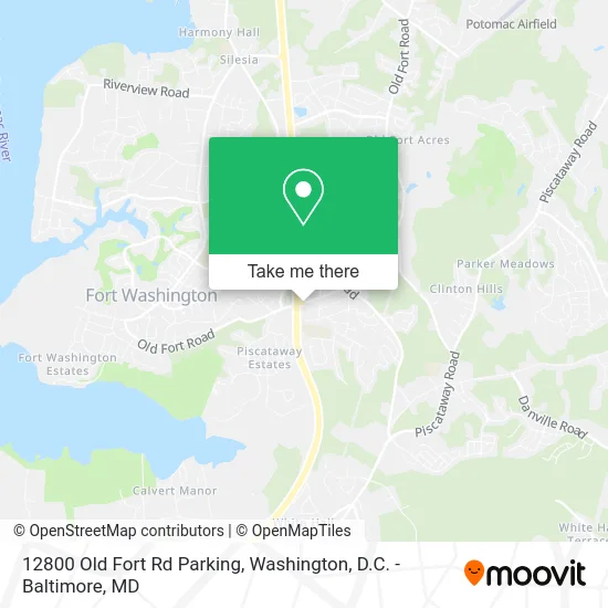 12800 Old Fort Rd Parking map