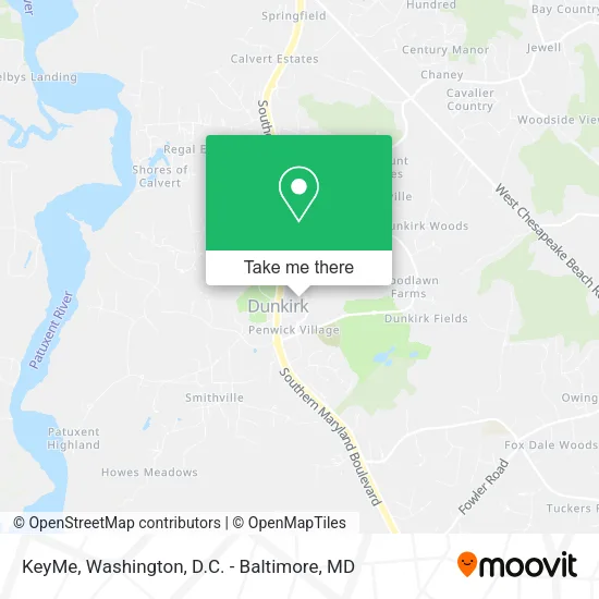 KeyMe map