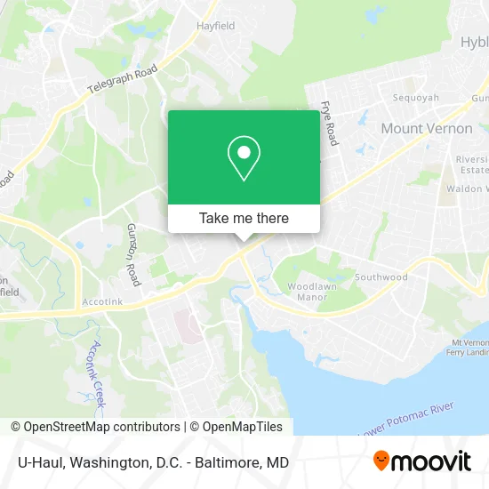 Mapa de U-Haul