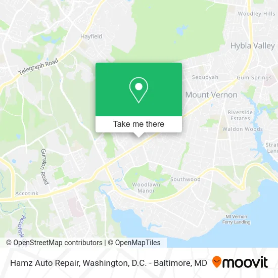 Hamz Auto Repair map