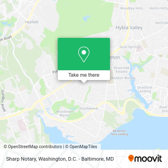 Sharp Notary map