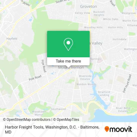 Harbor Freight Tools map