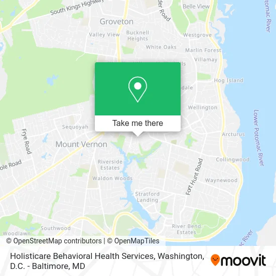 Holisticare Behavioral Health Services map