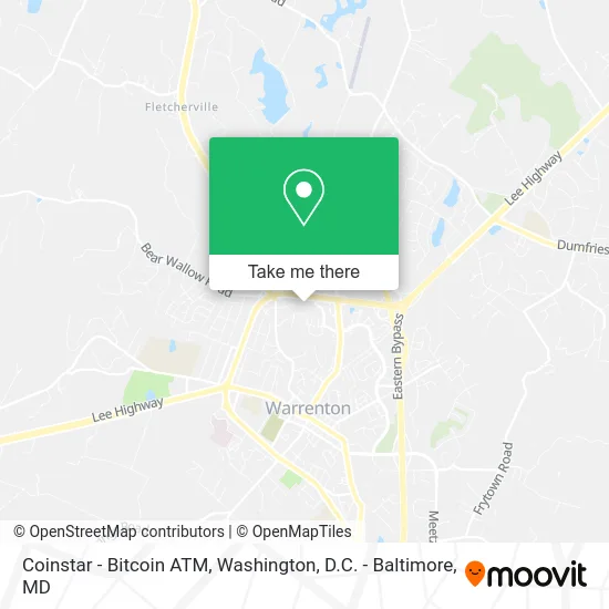 Coinstar - Bitcoin ATM map