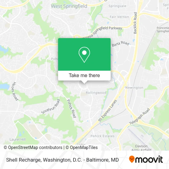 Shell Recharge map
