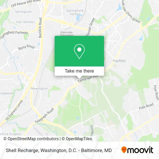Shell Recharge map