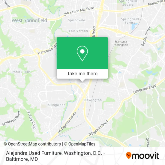 Mapa de Alejandra Used Furniture
