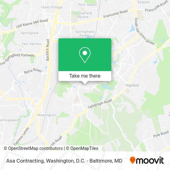 Asa Contracting map