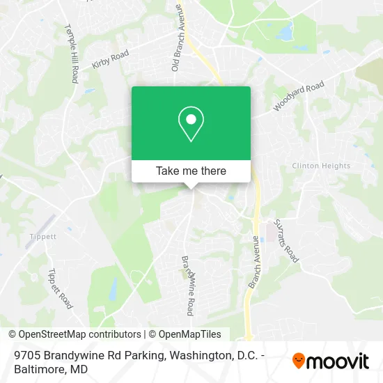 9705 Brandywine Rd Parking map