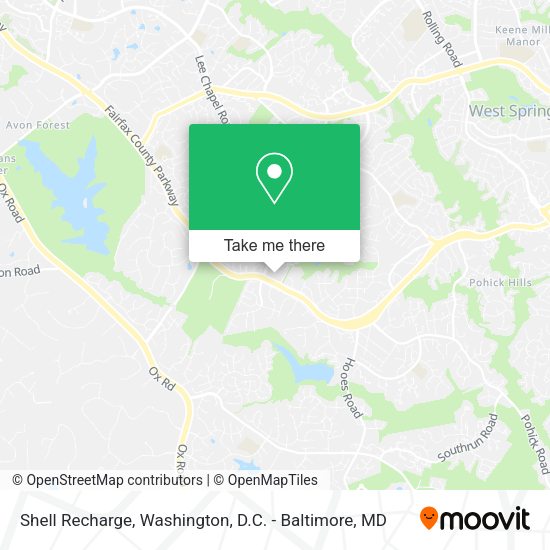 Shell Recharge map